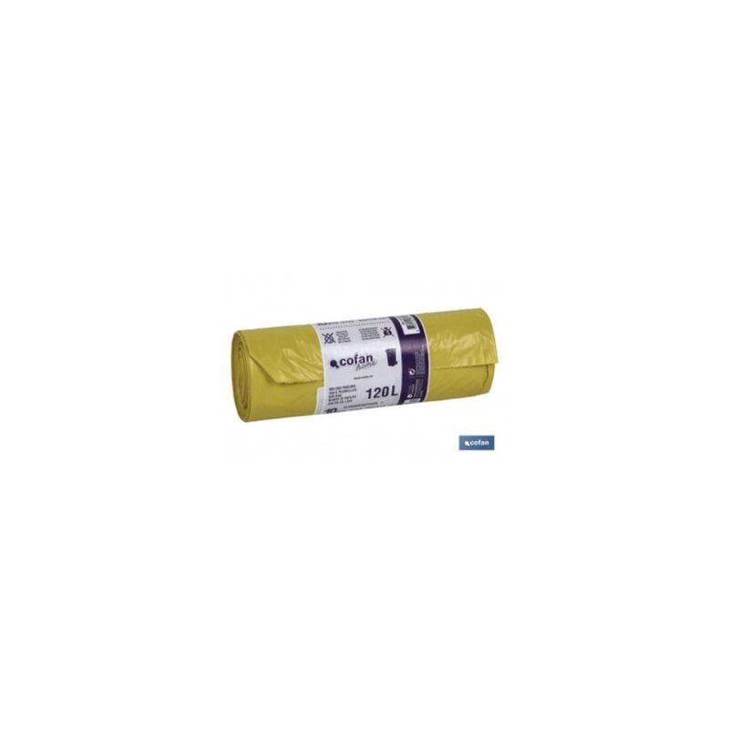 

Bolsas plÁstico 90x110 g150 color amarillo 10 uds