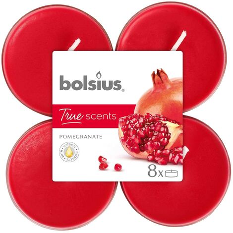 Bolsius 103607232244 Bougie en cire de paraffine Rouge vin