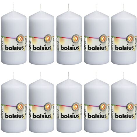 Bolsius Professionale Maxi Candele Galleggianti 12 Pacco Bianco Decorazione  Casa