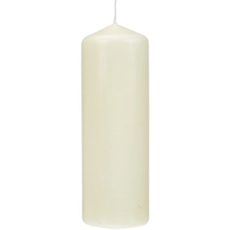 Bolsius Ivory - Candele Pillar da 200 x 70 mm, 78 ore di burn time (scatola di 8)