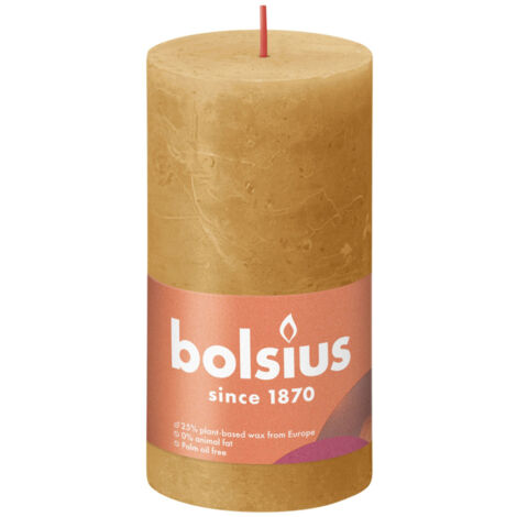 Bolsius Kaars 13x6,8 cm Miel Rustiek