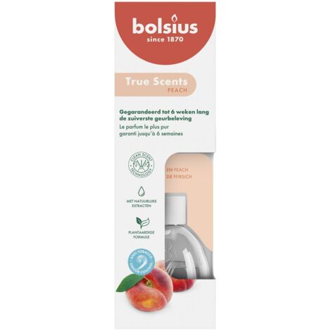 Bolsius Raumduft 60 ml True Scents Pfirsich