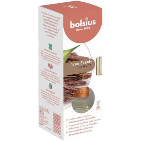 Bolsius Raumduft True Scents Oud Wood 45 ml Lufterfrischer Raumdüfte