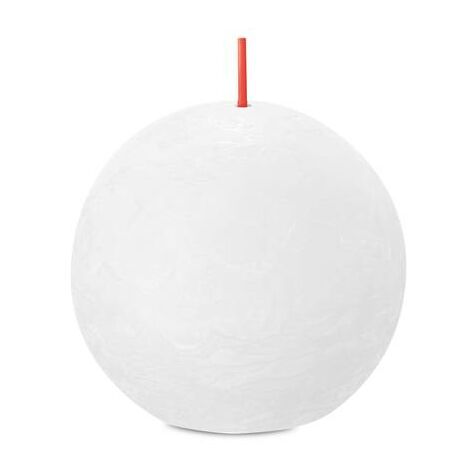 BOLSIUS Rustic Ball Cloudy White ø76