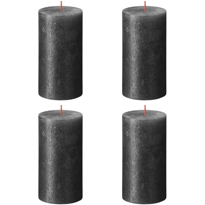 

Velas rústicas Shimmer 6 unidades antracita 130x68 mm - Antracita - Bolsius
