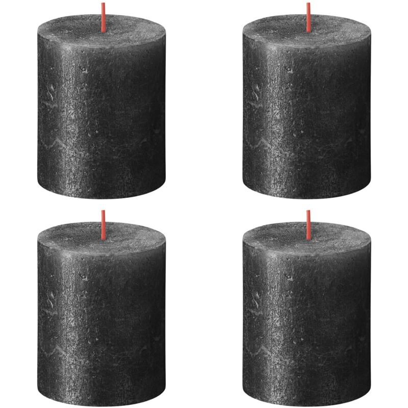 

Velas rústicas Shimmer 6 unidades antracita 80x68 mm - Antracita - Bolsius