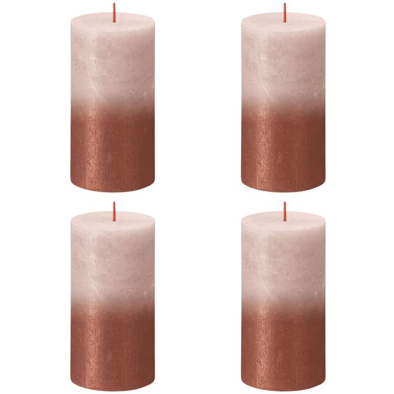 

Velas rústicas Sunset 6 unidades rosa y ambar 130x68 mm - Multicolor - Bolsius