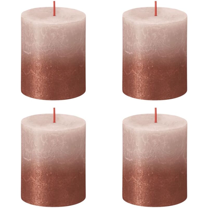 

Velas rústicas Sunset 6 unidades rosa y ambar 80x68 mm - Multicolor - Bolsius