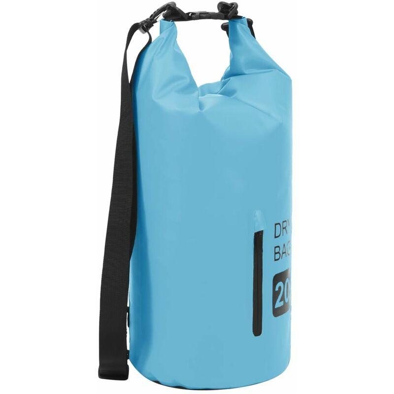 

Bolso acuatico impermeable con cremallera PVC azul 20 L