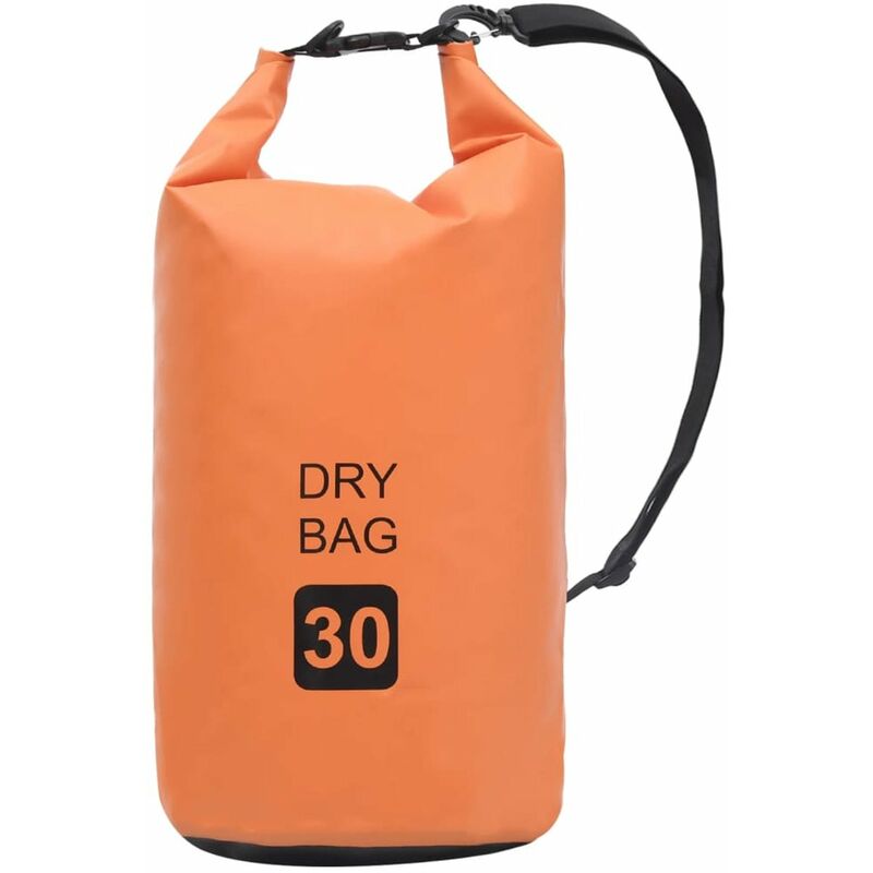 

Bolso acuatico impermeable naranja PVC 30 L