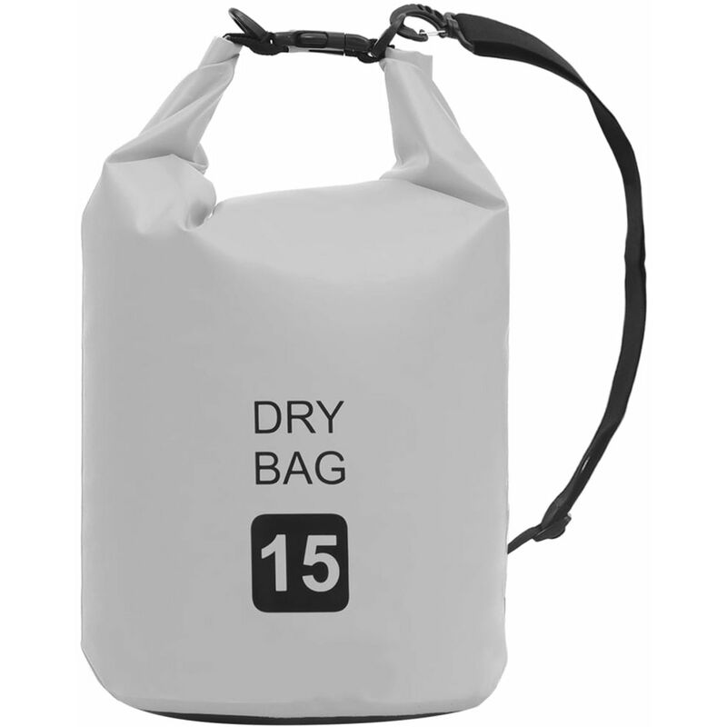 

Bolso acuatico impermeable PVC gris 15 L