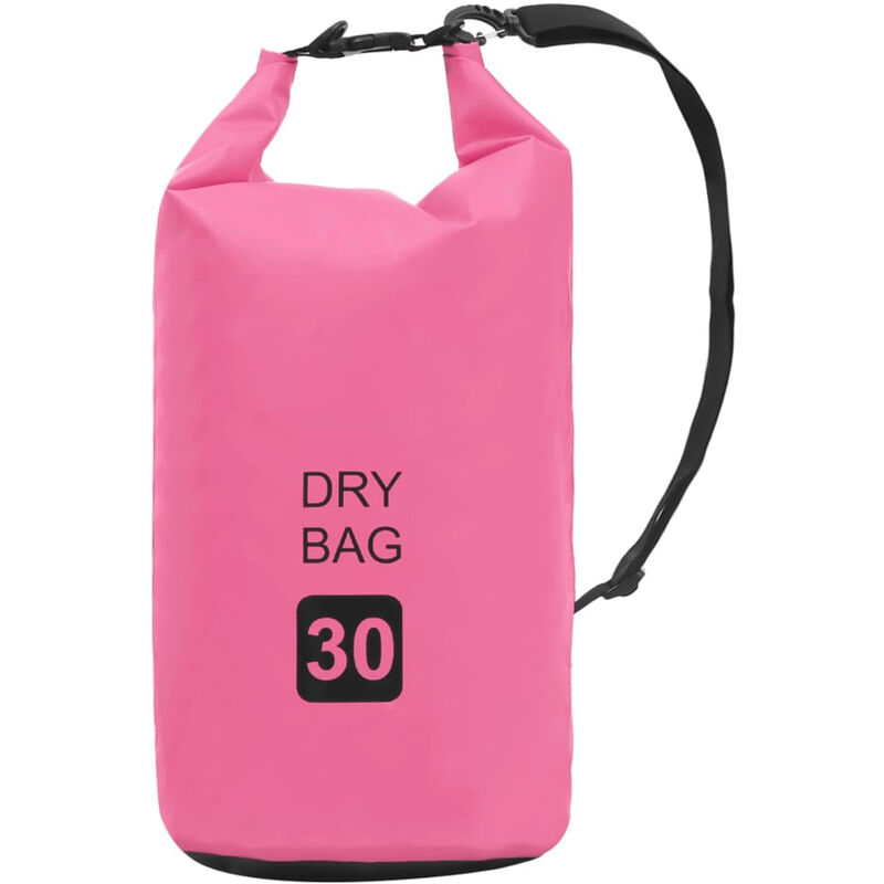 

Bolso acuatico impermeable PVC rosa 30 L