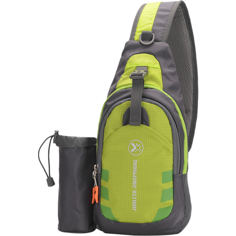 

Junletu - Bolso bandolera en el pecho, bandolera, mochila deportiva de viaje para gimnasio,Verde