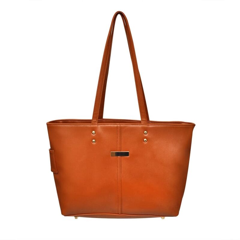 

Bolso color camel - Naranja