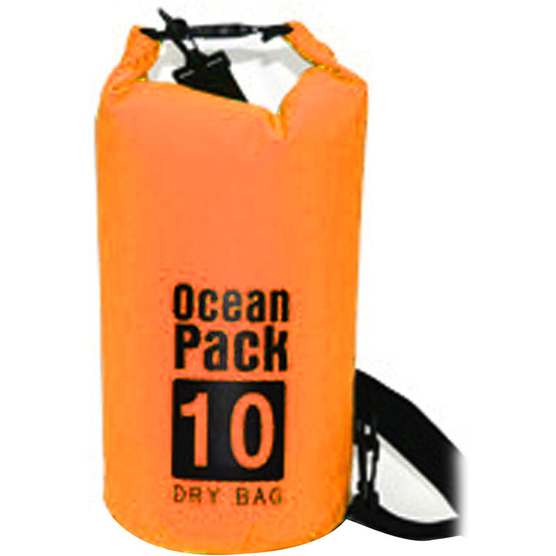 

Bolso de los flotadores del agua, bolso impermeable del almacenamiento de la natacion del bolso del flotador de la natacion, Naranja, 10L