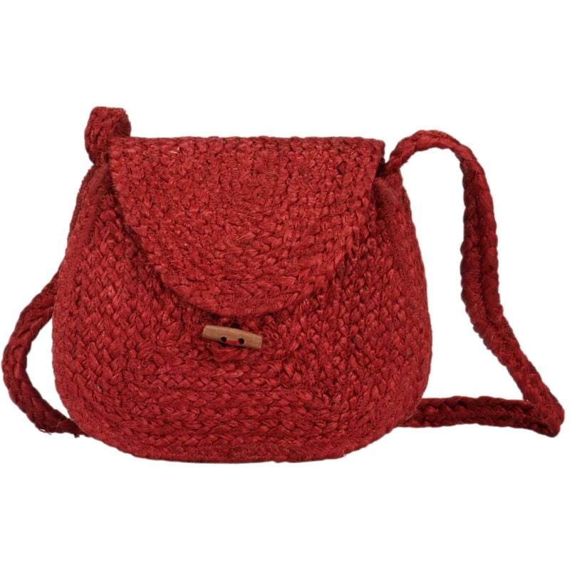 

Vidaxl - Bolso hecho a mano de yute rojo - Rojo