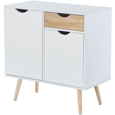 FRANKYSTAR Bolt - Armoire de style nordique avec 2 portes et 1 tiroir