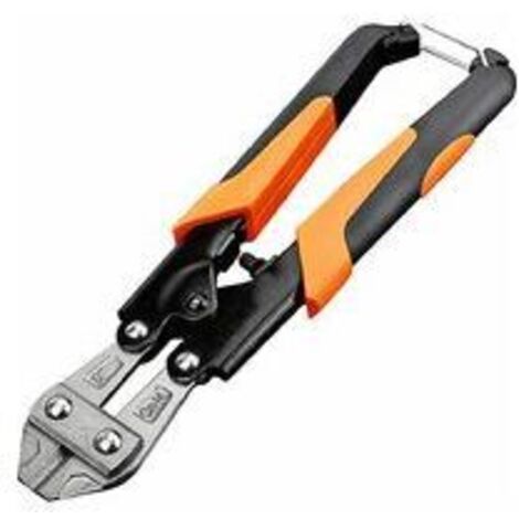 Bolt Cutter, 215mm Cr-V Bolt Cutter for Wire, Cable, Chain, Wire Mesh, Spring Loaded with Comfortable Soft Rubber Grip