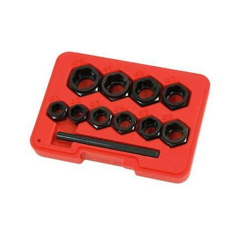 main image of "Bolt Extractor Set, Shallow Profile, 9mm - 19mm, 11pcs"
