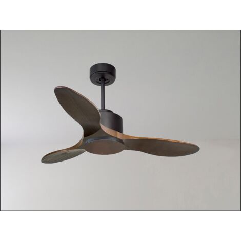 Bolt, Ventilateur déstratificateur d'air, moteur chrome pales bois blanc 166 Cm, 100 % efficace été/hivers, sans lampe