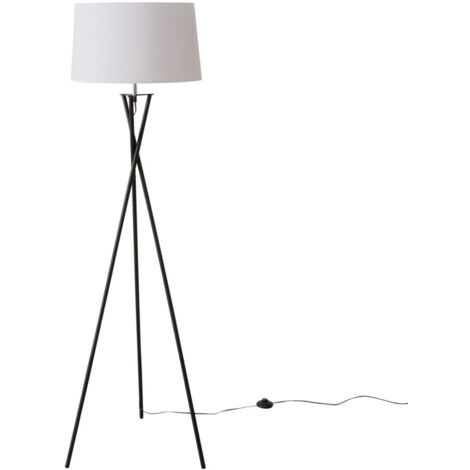 Boltze Novo lampadaire noir et blanc 158 cm hauteur