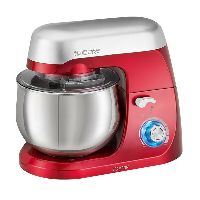 Bomann - Robot pétrin multifonction 5L 1000W km 6009 cb Rouge