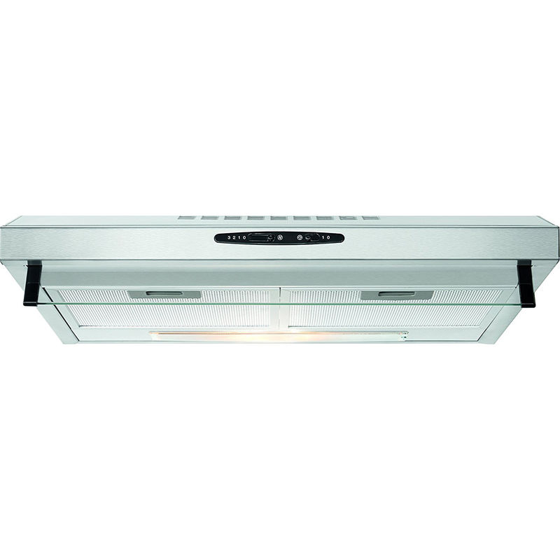 

Campana Extractora 60cm, 3 Niveles Potencia, Recirculación Aire, Nivel Ruido 68 dB, Acero Inoxidable 105W Plata - Bomann