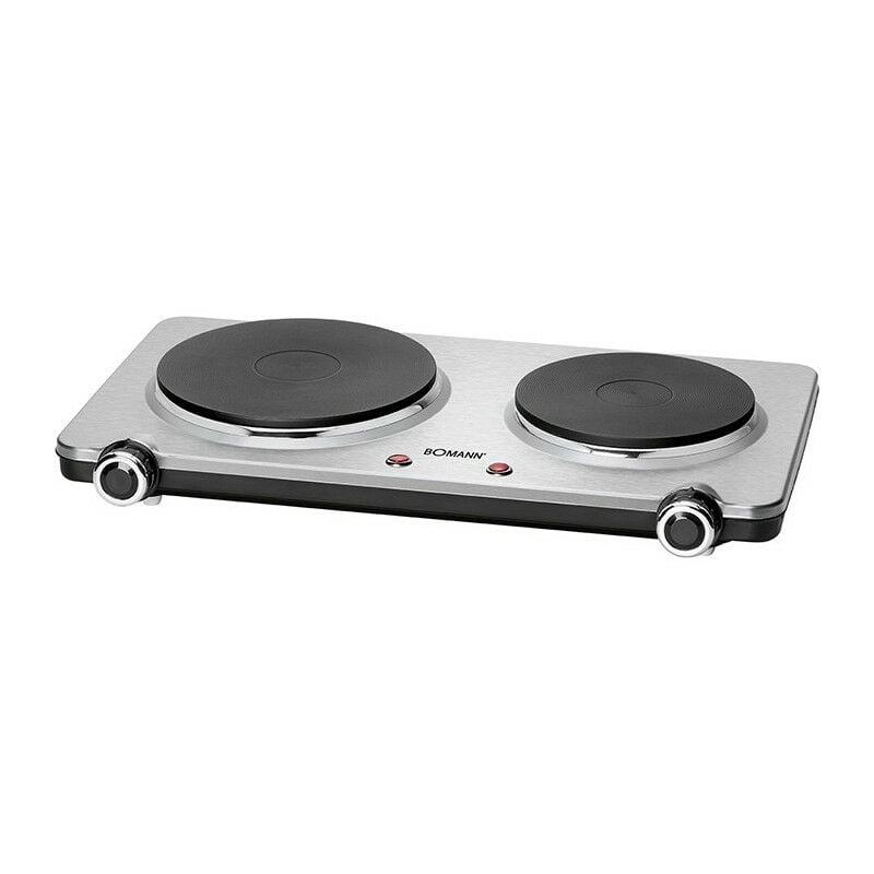 Bomann - Double plaque de cuisson 2500W dkp 5033 ecb