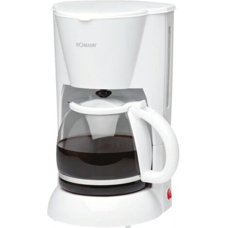 Bomann Filter-Kaffeemaschine KA 183 CB, 1,5 Liter, 900 Watt, Tropfstopp, weiss