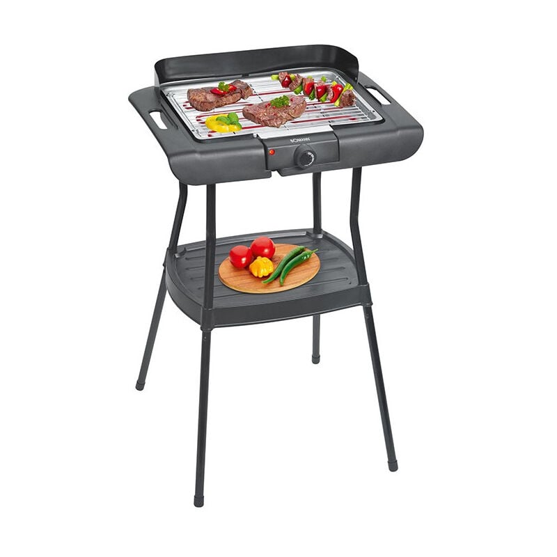 Barbecuegrill bqs 2244 cb mit Standfuss, Grillfläche: 36 x 25 cm 2000 w schwarz