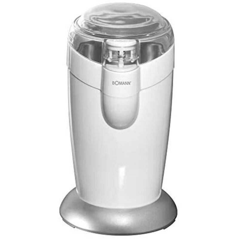 Ksw 446 Cb Molinillo Café Eléctrico, Especias, Semillas, 40 G Café 20 Tazas Café, Cuchillas Acero Inox. 120W Blanco - Blanco - Bomann