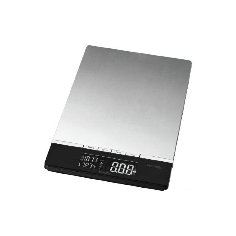 Image of Bomann KW 1421 CB-Cooking Scale (LCD, nero, 160 x 230 x 18 mm, acciaio inossidabile, AAA)