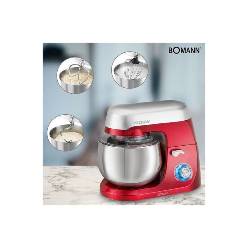 Boman - n km 6009 cb robot de cocina 1000 w 5 l Rojo