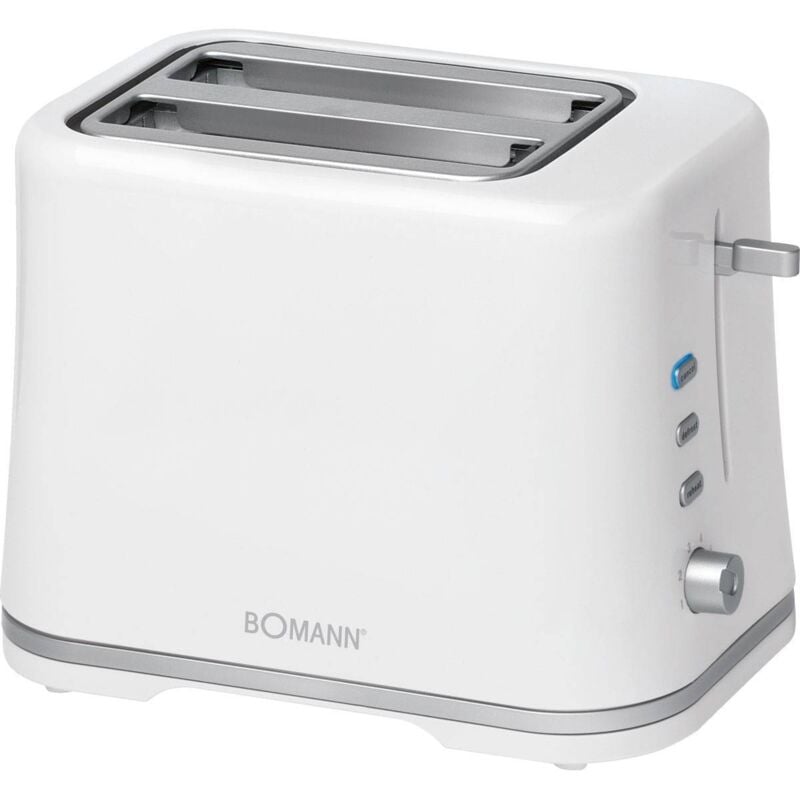 Bomann - Grille pain 870W Boman ta 1577 cb Blanc