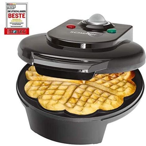 Bomann WA 5018 CB nero macchina per waffle cuore