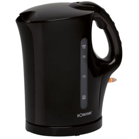 Bomann WK 6079 CB elektrischer Wasserkocher 1,7 L 2200 W Schwarz