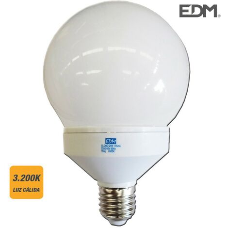 BOMB. B. CON.GLOBO 15W E27 2.700K CÁLIDA
