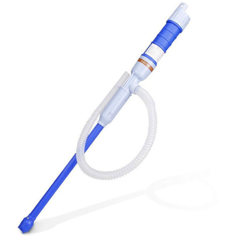 Bomba de aceite eléctrica, sifón eléctrico para aceite, agua, gasolina y líquidos, bomba de transferencia con manguera, bomba de agua portátil con tubo de descarga de 24" y tubo de succión de 15".