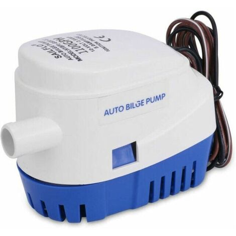 Bomba de achique sumergible automática Ulisem 750GPH Todo en Uno, funciona con voltaje de 12V.