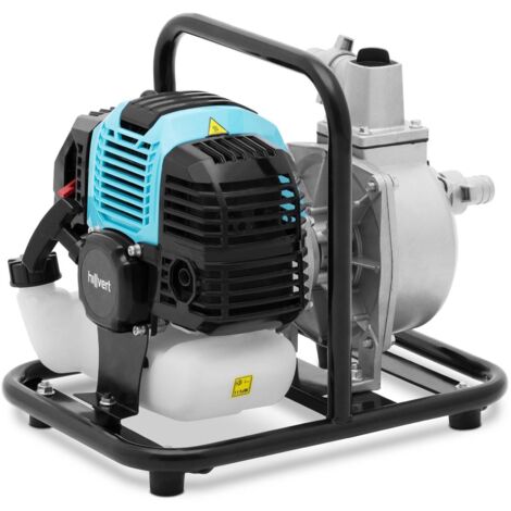 HILLVERT Bomba de Agua con Motor de Gasolina 1,2 kW 7250 rpm Motobomba