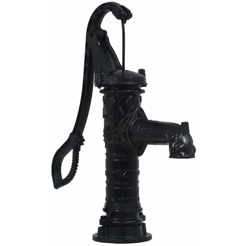 

Bomba de agua de jardín manual de hierro fundido - Negro