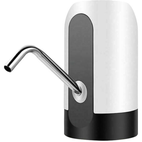 Bomba de agua eléctrica recargable por USB para botellas, dispensador automático para uso doméstico, de oficina y en exteriores.