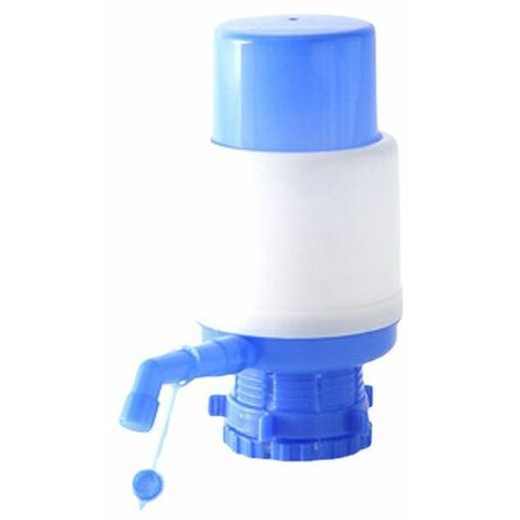 Bomba de agua manual portátil Dispensador de jarra de agua Bomba de agua potable con manguera extra corta y tapa Se adapta a la mayoría de los enfriadores de agua Ladacee 7-15L