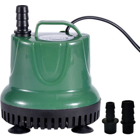 Bomba de agua Mini Bomba de fuente 5W 350L/H Sumergible con cable de alimentación Bomba de agua impermeable ultra silenciosa para acuario Pecera Estanque Jardines de agua Sistemas hidropónicos con boq