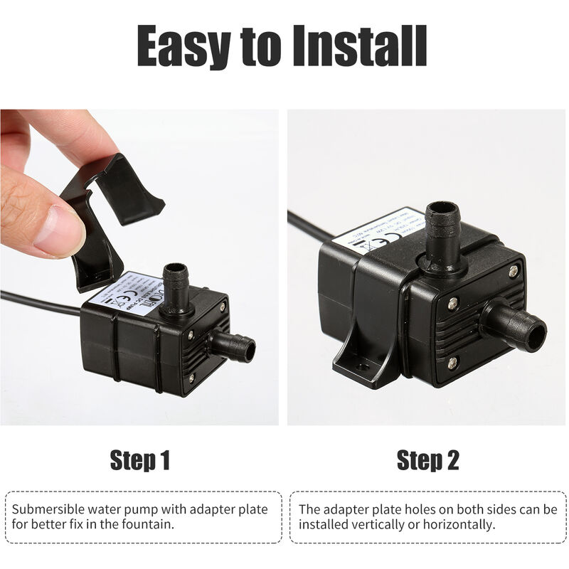 

Bomba de agua sin escobillas DECDEAL USB, bomba de aceite de agua sin escobillas micro