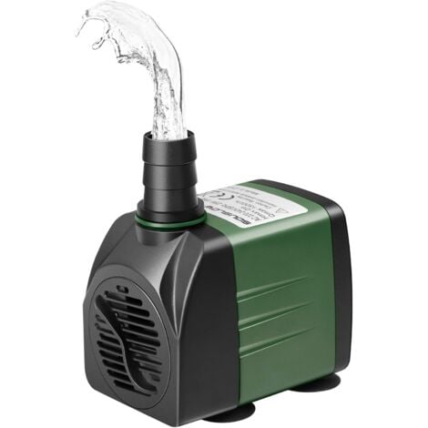 AIPERQ Bomba de agua sumergible 25 W 1500 L/h AC220-240V con 2 buses para acuario, agua, fuentes de jardín, sistema hidropónico