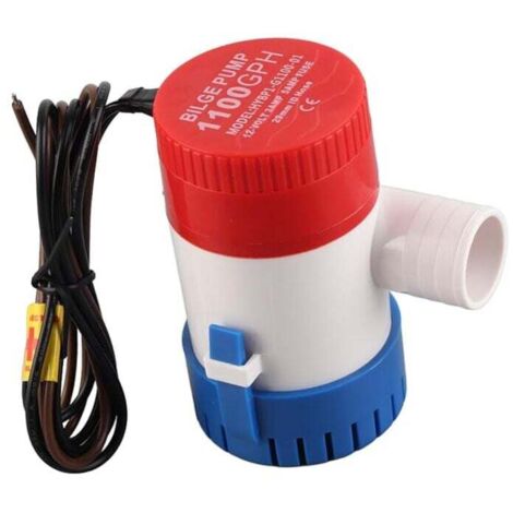 Bomba de agua sumergible automática multifunción KZQ de 1100 gph y 12 V para embarcaciones, yates, RV o embarcaciones marinas.