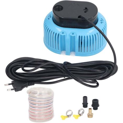Bomba de agua sumergible Ulisem para piscinas elevadas, 75 W, 850 GPH, con cable de 7,6 m y manguera de drenaje de 5 m.