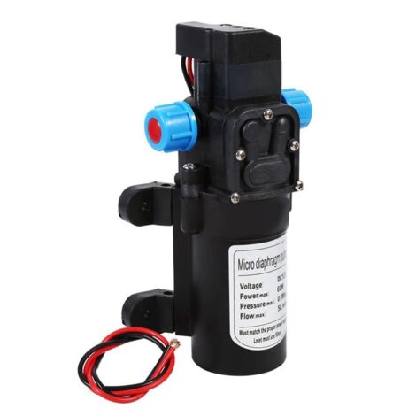 Bomba de agua ultra silenciosa de alta presión, 12 V CC, 60 W, para transferencia de agua, portátil, eléctrica, para modificación y purificación de vehículos.