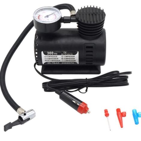 Bomba de aire automática portátil de 12 V, bomba de aire automática eléctrica, bomba de aire pequeña